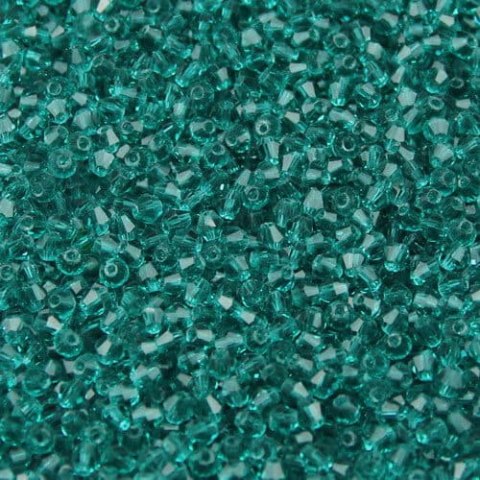 Bicone 3 mm Peacock blue 50 szt Bicone 3 mm Peacock blue 50 szt