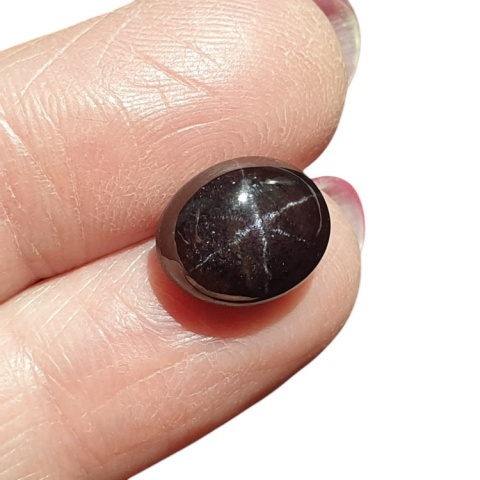 Granat gwiaździsty kaboszon 12x10 mm nr 113 Granat gwiaździsty kaboszon 12x10 mm nr 113