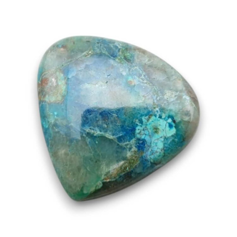 Chryzokola kaboszon 24x24 mm nr 197 Chryzokola kaboszon 24x24 mm nr 197
