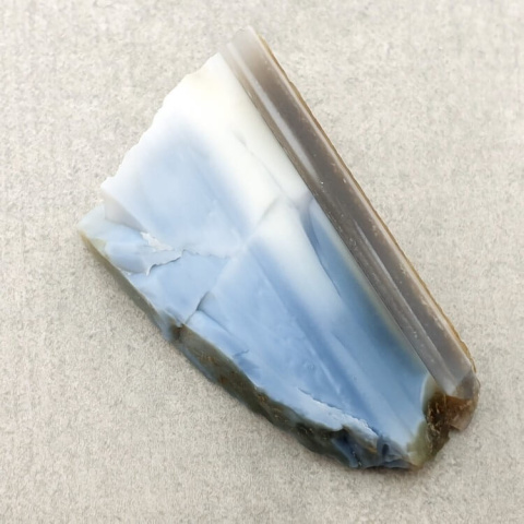 Opal niebieski ciety surowy 37x21 mm nr 126 Opal niebieski ciety surowy 37x21 mm nr 126