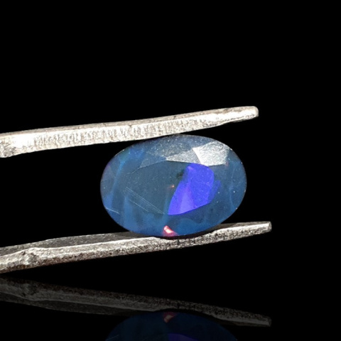 Czarny opal etiopski fasetowany 10x7 mm nr 663 Czarny opal etiopski fasetowany 10x7 mm nr 663