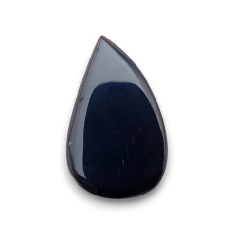 Onyks czarny kaboszon fasetowany 31x19 mm nr 57 Onyks czarny kaboszon fasetowany 31x19 mm nr 57