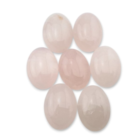 Kwarc różowy kaboszon 18x13 mm 1 szt Kwarc różowy kaboszon 18x13 mm 1 szt