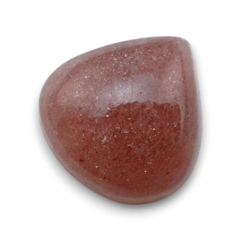 Kwarc truskawkowy kaboszon 22x21 mm nr 158 Kwarc truskawkowy kaboszon 22x21 mm nr 158