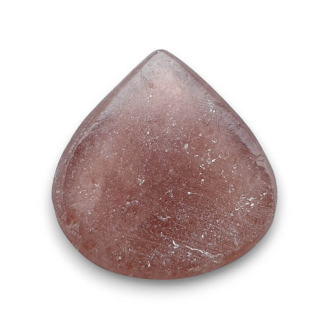 Kwarc truskawkowy kaboszon 22x21 mm nr 158 Kwarc truskawkowy kaboszon 22x21 mm nr 158