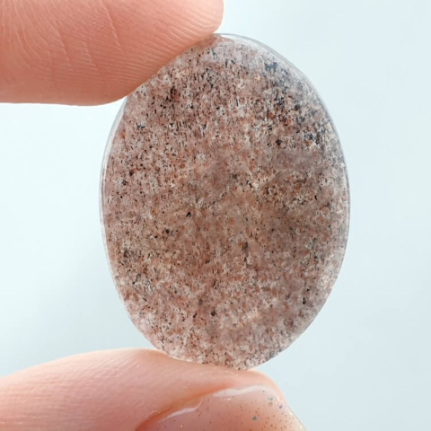 Kwarc truskawkowy kaboszon 27x20 mm nr 126 Kwarc truskawkowy kaboszon 27x20 mm nr 126