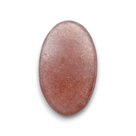 Kwarc truskawkowy kaboszon 29x17 mm nr 125 Kwarc truskawkowy kaboszon 29x17 mm nr 125