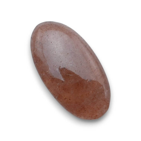 Kwarc truskawkowy kaboszon 30x16 mm nr 129 Kwarc truskawkowy kaboszon 30x16 mm nr 129