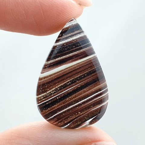 Kaboszon szklany 27x18 mm nr 47 Kaboszon szklany 27x18 mm nr 47