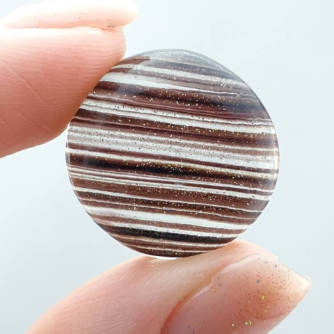 Kaboszon szklany fi 21 mm nr 49 Kaboszon szklany fi 21 mm nr 49