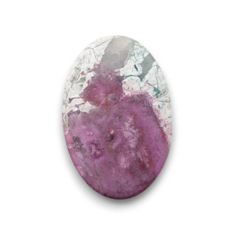 Kalcyt kobaltowy kaboszon 30x20 mm nr 48 Kalcyt kobaltowy kaboszon 30x20 mm nr 48