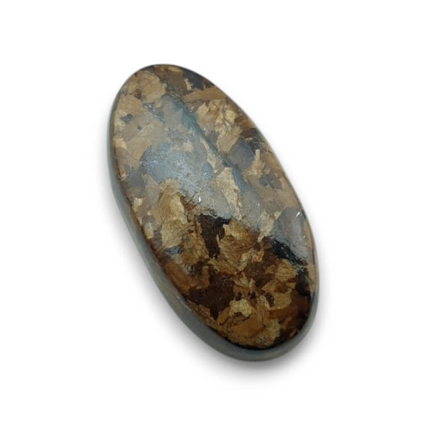 Bronzyt kaboszon 25x13 mm nr 58 Bronzyt kaboszon 25x13 mm nr 58