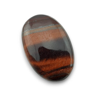 Tygrysie oko czerwone kaboszon 25x17 mm nr 28