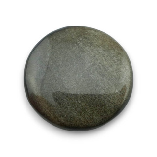Obsydian złoty kaboszon fi 24 mm nr 47