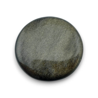 Obsydian złoty kaboszon fi 26 mm nr 50