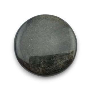 Obsydian złoty kaboszon fi 27 mm nr 44