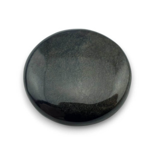Obsydian złoty kaboszon fi 29 mm nr 36