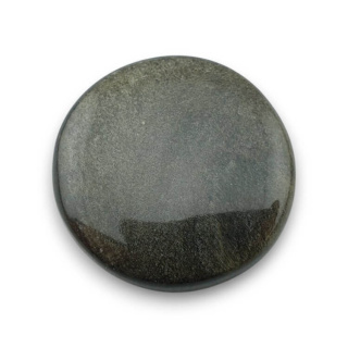 Obsydian złoty kaboszon fi 29 mm nr 38