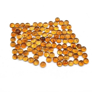 Cytryn kaboszon fi 4 mm 1 szt