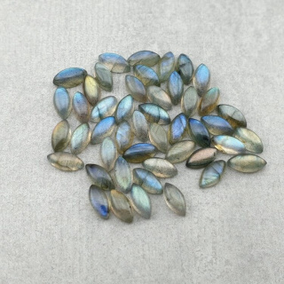 Labradoryt kaboszon markiza 8x4 mm 1 szt