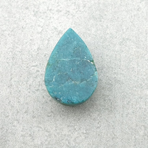Turkus tybetański kaboszon 12x8 mm nr 208 Turkus tybetański kaboszon 12x8 mm nr 208