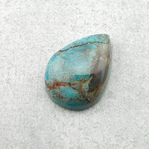 Turkus tybetański kaboszon 14x10 mm nr 217 Turkus tybetański kaboszon 14x10 mm nr 217