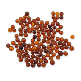 Bursztyn bałtycki kula około 3 mm 20 szt.