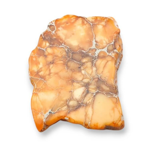 Jaspis cesarski plaster z dziurką 36x29 mm nr 163 Jaspis cesarski plaster z dziurką 36x29 mm nr 163