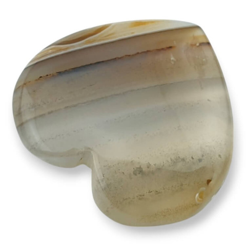 Agat Botswana kaboszon serce 28x26 mm nr G24 Agat Botswana kaboszon serce 28x26 mm nr G24