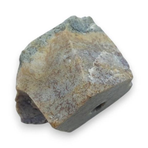 Agat indyjski bryłka z dziurką 26x22 mm nr 40 Agat indyjski bryłka z dziurką 26x22 mm nr 40