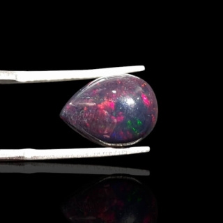 Czarny Opal Etiopski 13x10 mm nr 873