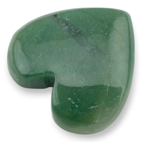 Jadeit zielony kaboszon serce 27x27 mm nr G25 Jadeit zielony kaboszon serce 27x27 mm nr G25