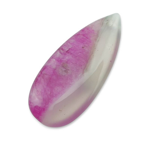 Agat kaboszon z dziurką 41x18 mm nr 105 Agat kaboszon z dziurką 41x18 mm nr 105