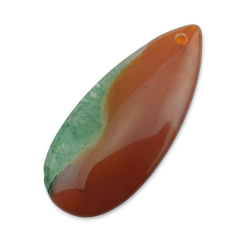 Agat kaboszon z dziurką 41x18 mm nr 98 Agat kaboszon z dziurką 41x18 mm nr 98