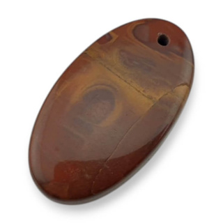 Jaspis noreena kaboszon z dziurką 25x14 mm nr G56