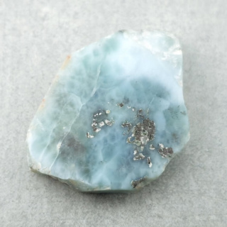 Larimar cięty surowy 29x24 mm nr 246