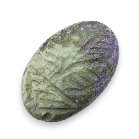 Stichtyt kaboszon carved 25x16 mm nr 52 Stichtyt kaboszon carved 25x16 mm nr 52