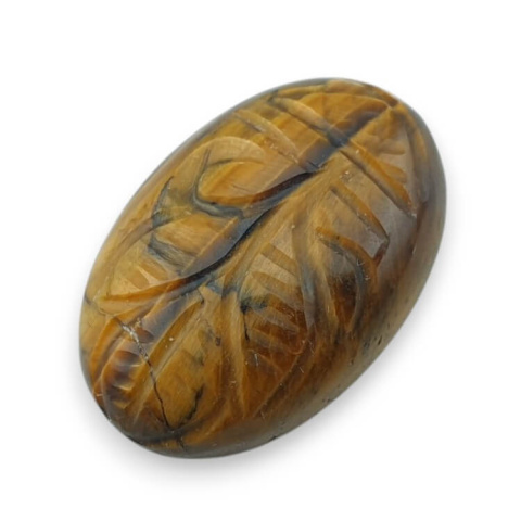 Tygrysie oko kaboszon carved 27x18 mm nr 40 Tygrysie oko kaboszon carved 27x18 mm nr 40