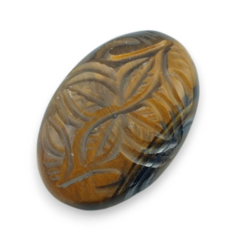 Tygrysie oko kaboszon carved 29x20 mm nr 62 Tygrysie oko kaboszon carved 29x20 mm nr 62