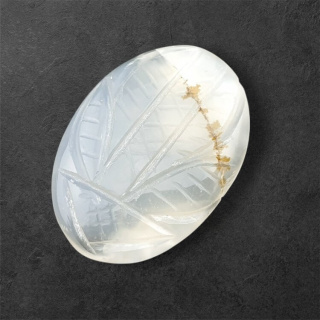 Agat montana kaboszon carved 29x21 mm nr 1