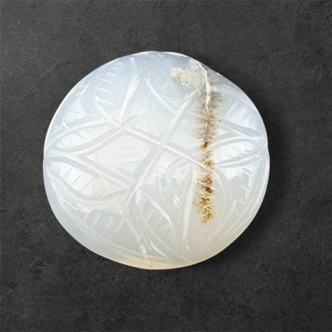 Agat montana kaboszon carved fi 28 mm nr 45 Agat montana kaboszon carved fi 28 mm nr 45