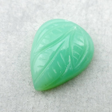 Chalcedon chryzo kaboszon carved 20x16 mm nr 93 Chalcedon chryzo kaboszon carved 20x16 mm nr 93