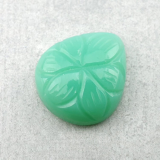 Chalcedon chryzo kaboszon carved 20x18 mm nr 79