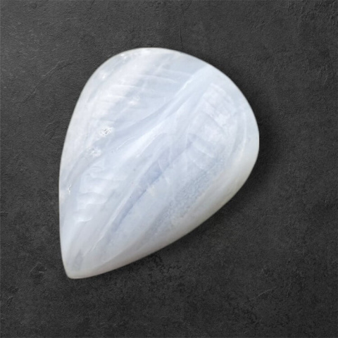 Agat blue lace kaboszon carved 20x15 mm nr 78 Agat blue lace kaboszon carved 20x15 mm nr 78