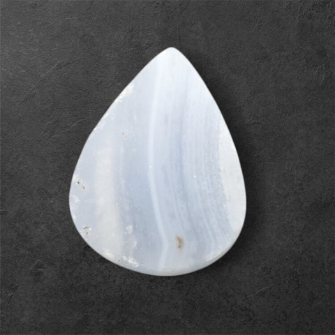 Agat blue lace kaboszon carved 20x15 mm nr 78 Agat blue lace kaboszon carved 20x15 mm nr 78