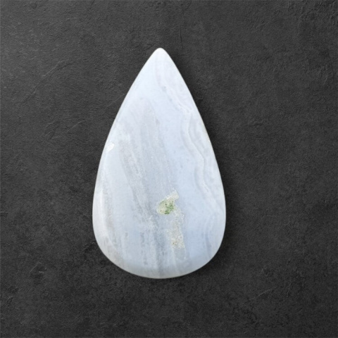 Agat blue lace kaboszon carved 26x14 mm nr 63 Agat blue lace kaboszon carved 26x14 mm nr 63
