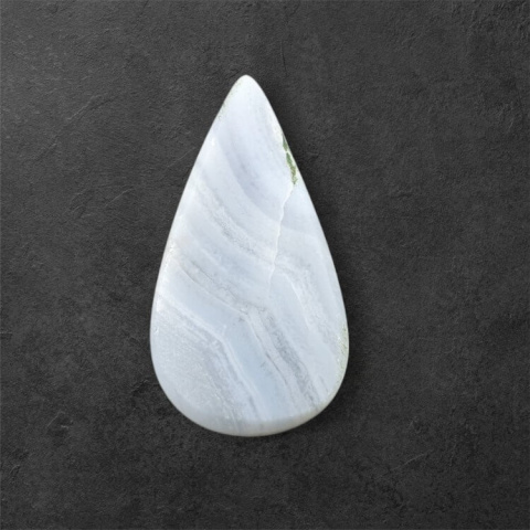 Agat blue lace kaboszon carved 26x14 mm nr 70 Agat blue lace kaboszon carved 26x14 mm nr 70