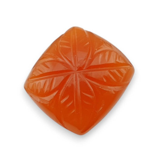 Karneol kaboszon carved 18x17 mm nr 51