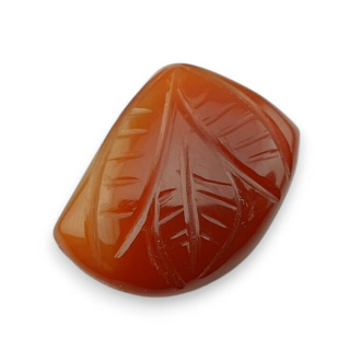 Karneol kaboszon carved 21x16 mm nr 33