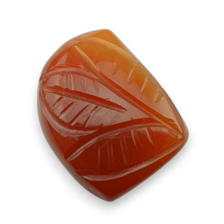 Karneol kaboszon carved 21x16 mm nr 33